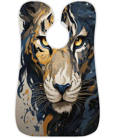 Abstract Tiger Beard Bib Apron | Men's Beard Hair Catcher | Perfect Gift for Father's Day Anniversary & Christmas | Includes 2 Suction Cups - Buy Online on GoSupps.com