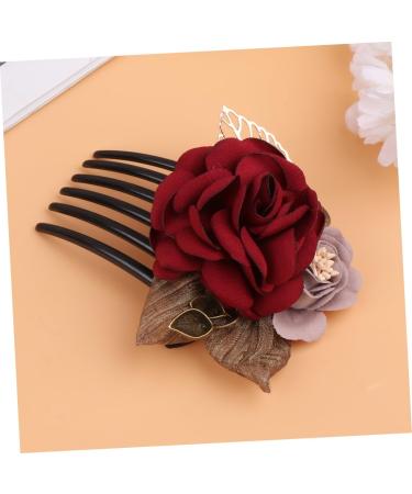 DOITOOL Wedding Hair Comb Womens Hair Accessories Goody Hair Clips for Women Bridal Hair Rhinestone Headpiece Hair Combs for Women Flower Hair Clips for Women Bride Rhinestones Hair Fork - Buy Online on GoSupps.com