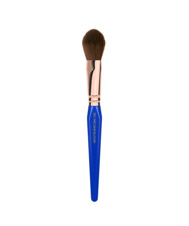 Bdellium Tools Professional Makeup Brush - Golden Triangle 960 Precision Blusher - With All Vegan and Soft Synthetic Fibers For Applying Blush (Blue 1pc)