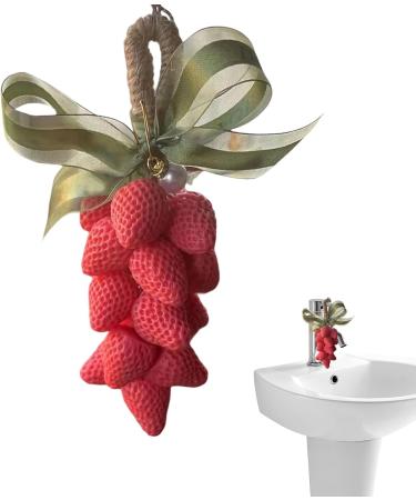 Savon Visage en Forme de Fraise Savon Corde pour Peau Sensible claircissant Hydratant Esth tique pour le Bain Soin D coratif Corps - Buy Online on GoSupps.com