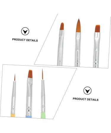 Beatifufu 1 Set Nail Pen Nail Brush Beauty Manicure Pen Brushes Manicure Art Brushes Nail Art Drawing Pen Nail Supplies Kit Nail Art Liner Brush Nail Painting Brushes Nail Kits Lotus Wood - Buy Online on GoSupps.com