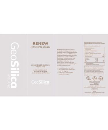 GeoSilica Renew - Geothermal Silica Mineral Supplement with Zinc and Copper for Hair, Nails, and Skin - pH 8.5 | Additive and Preservative Free - Buy Online on GoSupps.com