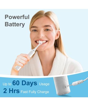 Electric Flosser for Teeth | 4 Speeds 50 Heads Gum Stimulator & Tongue Cleaner | Best Dental Tool for Adults & Kids - Shop Internationally - Buy Online on GoSupps.com