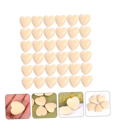 Ibasenice 250 Pcs Peach Herz Wooden Heart Beads & Spacer Pearls for DIY Jewelry Accessories - Unfinished Heart-Shaped Beads for Bracelets - Buy Online on GoSupps.com