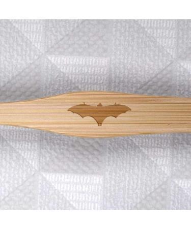 Azeeda Bat Silhouette Bamboo Toothbrush - Eco-Friendly Dental Care for International Shipping - Buy Online on GoSupps.com