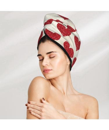 Hair Towel Wrap with Button - Quick Drying Hair Turban | Soft & Absorbent Head Towel for Effortless Styling - Buy Online on GoSupps.com