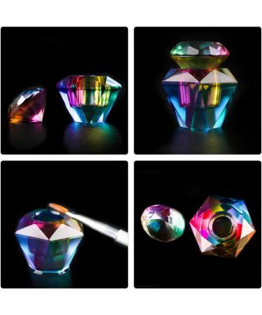 POPETPOP Dappen Bowl Liquid Monomer Glass Dish Diamond Glass Mugs with Lids Acrylic Powder Holder Monomer Dish with Lid Dappen Monomer Dish Glass Cups Dappen Dish Bowl Manicure Tools Nail - Buy Online on GoSupps.com