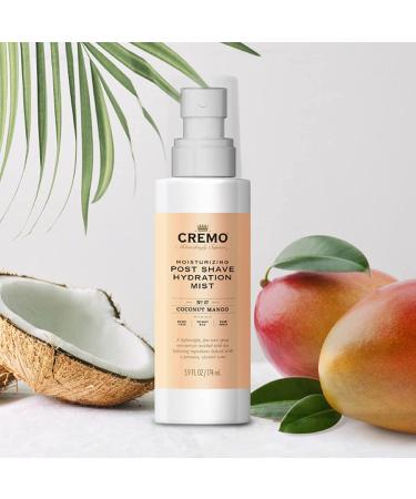 Cremo Post Shave Coconut Mango Hydration Mist for Women 5.9 oz - Coconut Mango Scent - Buy Online on GoSupps.com