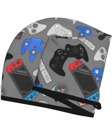 Fast-Drying Hair Towel Wrap | Hair Turban with Button - Ideal for Quick Drying (Video Game Design - Buy Online on GoSupps.com