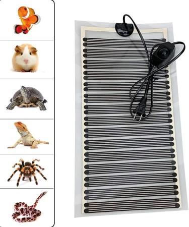 Heat Pad Infrared Heating mat 5W for Reptiles Amphibians Under Tank with Adjustable and Temperature Control Switch - Buy Online on GoSupps.com