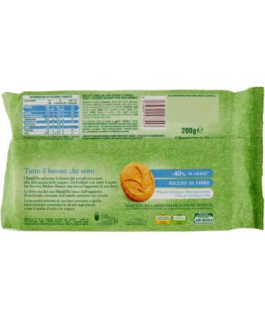  Italian Gourmet E.R. Mulino Bianco 4 x 200 g Cookies No Added Sugar with Yogurt and Cereal + Polpa 400 g - Buy Online on GoSupps.com