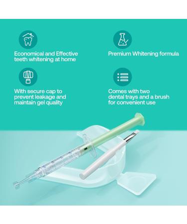 Teeth Whitening Gel Refill (8 Packs) | 35% Carbamide Peroxide | Professional Teeth Bleaching for Fast Results | IMOSTY Whitening Gel 8 x 3ml  - Buy Online on GoSupps.com