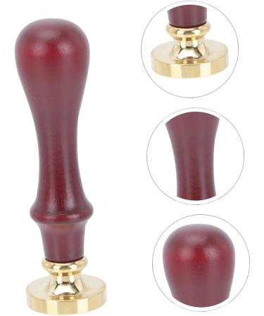 Outanaya 1pc Dispensing Plate Tool Eye Makeup Tool Pressed Powder Seal Powder Stamper Wooden Handle 1 count (Pack of 1) Brown - Buy Online on GoSupps.com