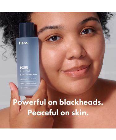Hero Cosmetics Pore Release Blackhead Clearing Solution - Exfoliating Toner with BHA, PHA, AHA & 2% Salicylic Acid - 100ml - Buy Online on GoSupps.com