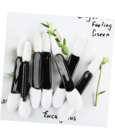 PLAFOPE 50pcs Sponge Dual Eyeshadow Brush Makeup Eyeshadow Brush Kit Eye Shadow The Face Travel Eye Cream M White - Buy Online on GoSupps.com