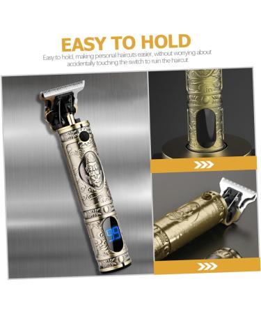 minkissy 3 Sets Mustache Trimmer Mens Beard Trimmer Edgers Clippers for Men Professional Hair Trimmer Hair Trimmer for Men Hair Clippers Cordless Digital Display Stainless Steel T9 - Buy Online on GoSupps.com