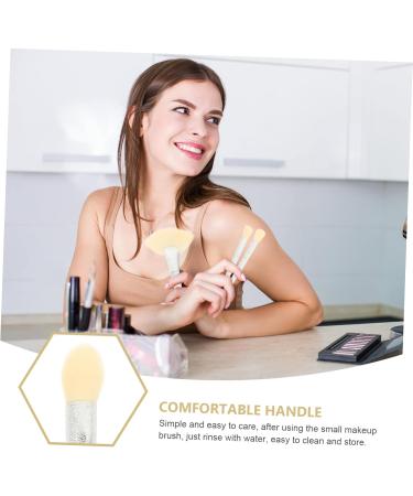 Ipetboom 4 sets Blushes Female Blending Eyeshadow of Eye Brush Shadow Tools Loose Highlight Women 19X2.5cmx4pcs Whitex4pcs - Buy Online on GoSupps.com