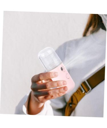 AUTSUPPL 1pc Portable Humidifier Mini Facial Mister Humidifiers with Essential Oils Mist Sprayer Pink Plastic - Buy Online on GoSupps.com