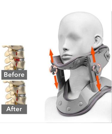 Adjustable Cervical Neck Traction Device | Electric Neck Stretcher & Support Brace for Home Use - International Shipping Available - Buy Online on GoSupps.com