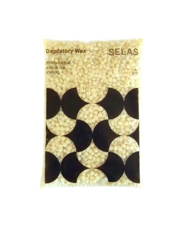 Depilatory wax in pearls 800g. SELAS. Choice of: rosehip ivory or natural. Waxing without bands. (NATURAL) natural