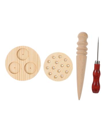 FOMIYES 1 set aita form Moxakegelnadel Warmwood stick-shape Moxa gegen made of wood to make yourself Duck DIY Mold Window Disc Make Shaping Moxibuscy Column Holes Book