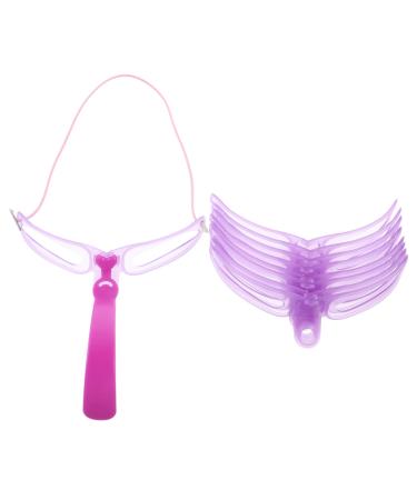 FOMIYES Brow Template 3pcs set Kit Grooming for Template Handheld and Eyebrow Stereo Makeup Suit Stamp Stencils Styles