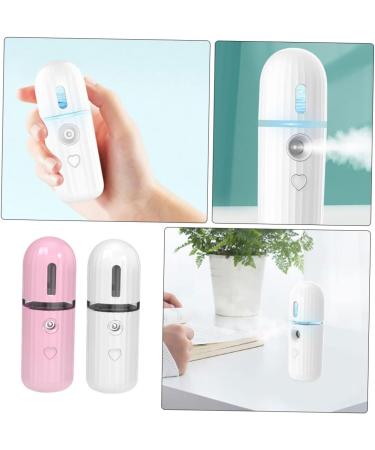 Mikinona 2pcs Moisturizing Sprayer Handheld Sprayer Facial Face Spa Steamer Travel Cosmetic Evaporator Abs - Buy Online on GoSupps.com