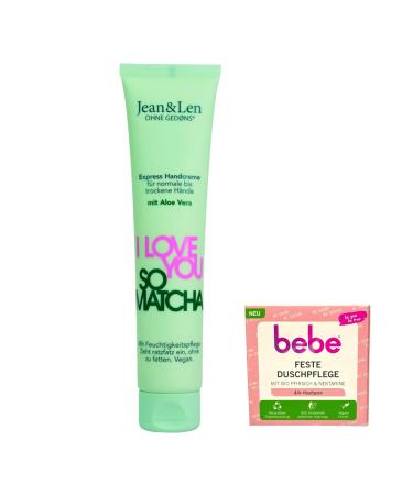 Jean & Len Jean&Len I Love You So Matcha Hand Cream 75 ml + 1 Firm Baby Shower Treatment