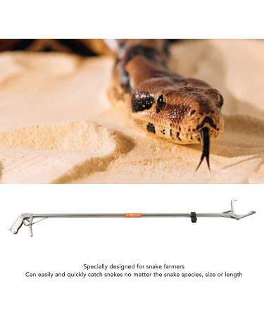 Zerodis Stainless Steel Snake Tong - Long Foldable Reptile Catcher - Buy Online on GoSupps.com