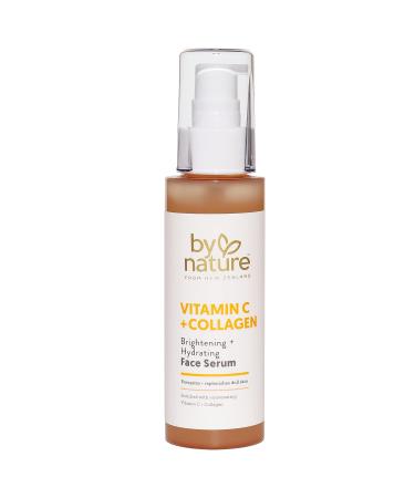By Nature Vitamin C + Collagen Face Serum - Brightening & Plumping Formula with Turmeric - 3fl. oz - Buy Online on GoSupps.com