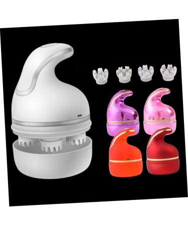 IWOWHERO Scalp Head Massage Brush 1 Piece White | Best Scalp Stimulator for Hair Growth & Relaxation - Buy Online on GoSupps.com