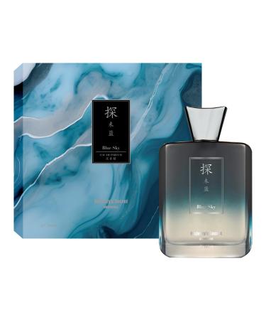 MAJESTY S SECRET PHEROMAX Mens Cologne Sampler Gift Sets High End Perfume Samples for Men Travel Size Perfumes Long Lasting Fragrance for Men Edp Eau De Parfum Spray 3.4 Oz (TAN Blue Sky)