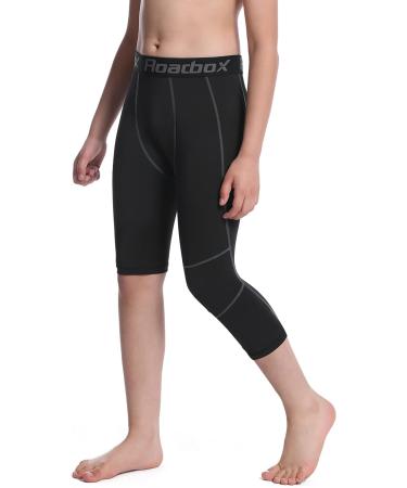 Roadbox Boys 3/4 Compression Basketball Tights 2 Pack - Gym Athletic Leggings - Large - Buy Online on GoSupps.com