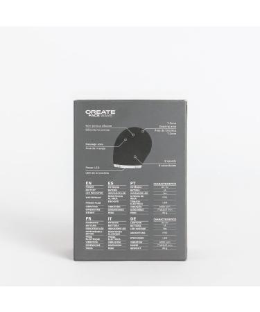 Premium Silicone Face Wave Cleaning Brush - Rejuvenate Skin with Vibration Technology | All Skin Types | Black - Buy Online on GoSupps.com