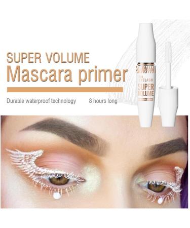 5D Waterproof White Mascara Waterproof White Eyelashes Long Lasting Charming Voluminous Mascara Smudge-proof Perfect for Special Occasions for Eye Makeup (1PC) - Buy Online on GoSupps.com