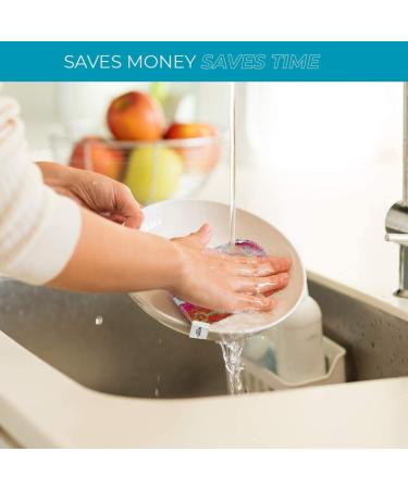 Skoy Scrub - Non-Scratching Reusable Kitchen Scrub - Eco-Friendly, Dishwasher Safe - 4-Pack, Assorted Colors - Buy Online on GoSupps.com