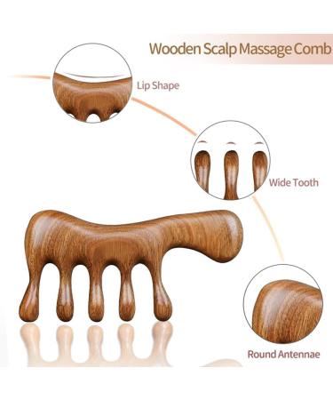 Doengdfo Hand Massager - Portable Scalp Massager for Relaxation & Gua Sha - 1 PC Brown - Buy Online on GoSupps.com