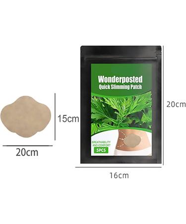 120pcs Slimming Patch - Natural Herbal Waist Shaper Wormwood Patch for Abdomen - Body Slimming Solution | International Shipping - Buy Online on GoSupps.com