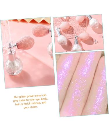 FRCOLOR High Gloss Dusting Makeup Shimmer Spray Sparkle Powder Spray Glitter Highlight Miss Flash Powder 7.5x7cm Purple - Buy Online on GoSupps.com