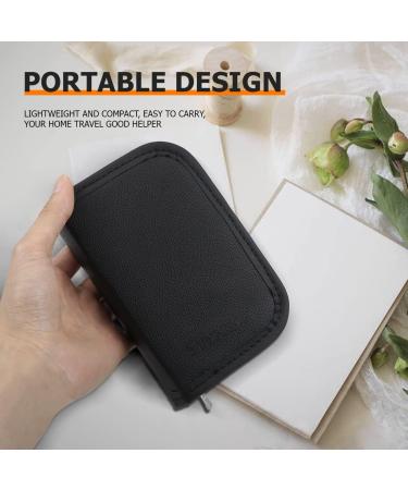 FERCAISH Portable Glucose Meter & Sphygmomanometer Carrying Bag - Medical Device Storage with Mesh Pocket - Nylon Tool Kit (Black) - Buy Online on GoSupps.com