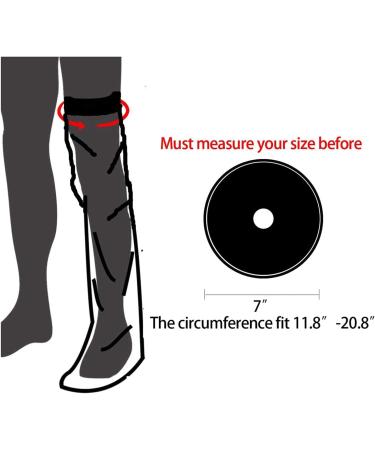 Plawee 2X Waterproof Plaster Bandage - Full Leg Shower Protector for Adults | Waterproof Wound Protection for Foot Ankle & Knee - Buy Online on GoSupps.com