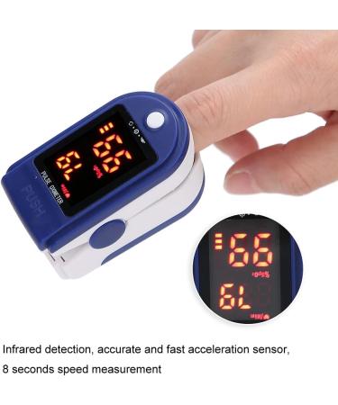 Ruiqas Fingertip Pulse Oximeter - Accurate SPO2 & Heart Rate Monitor for Home & Hospital Care - Buy Online on GoSupps.com