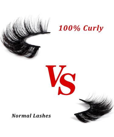 Leipple False Eyelashes 8 Pairs - Professional Reusable 8D Mink Lashes - Waterproof Thick Fluffy Faux Mink Eyelashes | QZ-05 - Buy Online on GoSupps.com