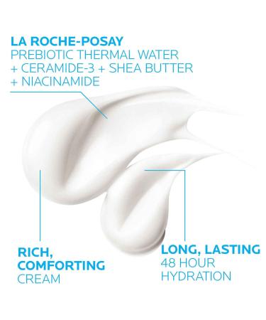 La Roche-Posay Lipikar Triple Repair Body Cream - Shea Butter & Niacinamide Lotion for Dry Skin - 13.52 Fl Oz - Buy Online on GoSupps.com