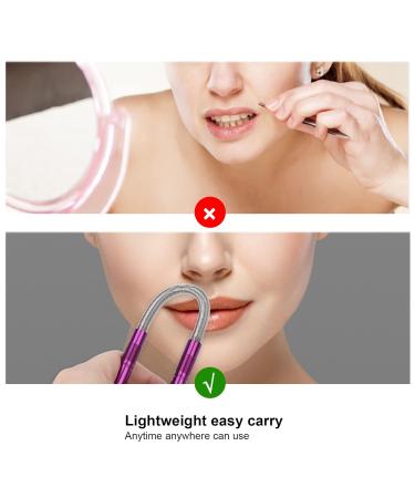Spring Bend Epilator | Stainless Steel Face & Hair Remover Tool - Purple | Precision Beauty & Makeup Cleaning - Buy Online on GoSupps.com