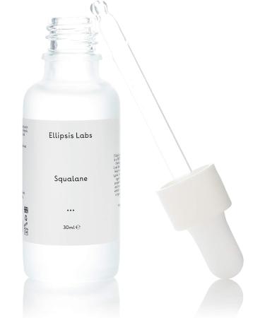 Squalane Oil by Ellipsis Labs - 100% Natural Olive Derived Moisturizer for Dry Skin - Anti-Aging Properties - 30ml - Buy Online on GoSupps.com