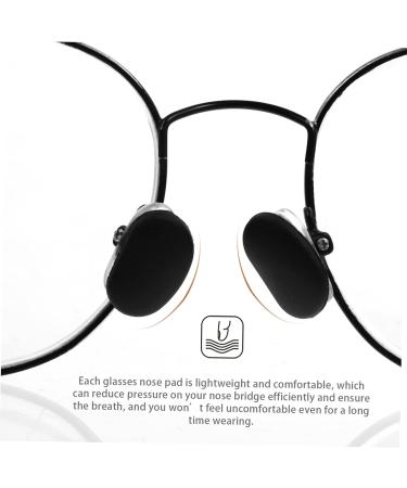 Gleavi 20 Pair Myopia Frame Nose Pads - Thin Silicone Ear Pads for Glasses Repair & Gentle Protection - Air Pillow Gel Sunglasses Tools - Buy Online on GoSupps.com