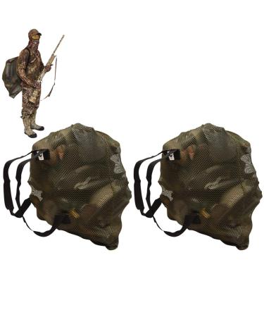 DecoyPro Mesh Decoy Bags - Hunting Equipment to Protect Turkey, Goose & Duck Decoys - 2 Decoy Bag Bundle - Fits Up to 2 Dozen Decoys