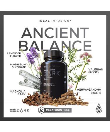 Ideal Infusion Nighttime Muscle Recovery & Deep Sleep Supplement: Relaxation and Stress Support - Magnesium Glycinate, KSM-66 (Melatonin Free) Vegan - Buy Online on GoSupps.com