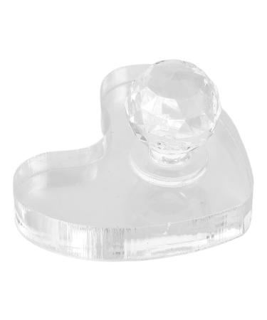 TOYANDONA Tampon Cosm tique Forme C ur pour Fard Paupi res et Blush Outil Presse Multifonction pour Poudre Visage Accessoire Maquillage Diy Applicateur Solide pour Contouring